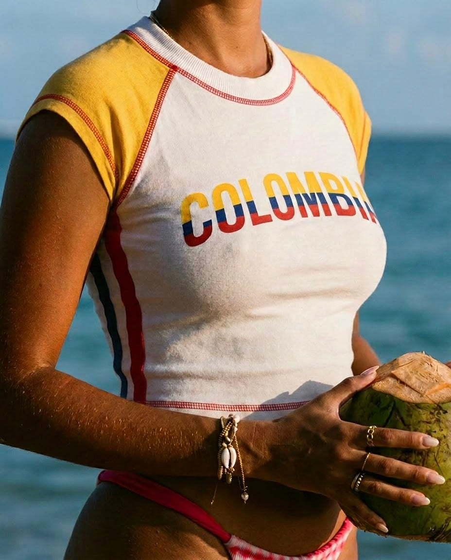 Colombia baby tee